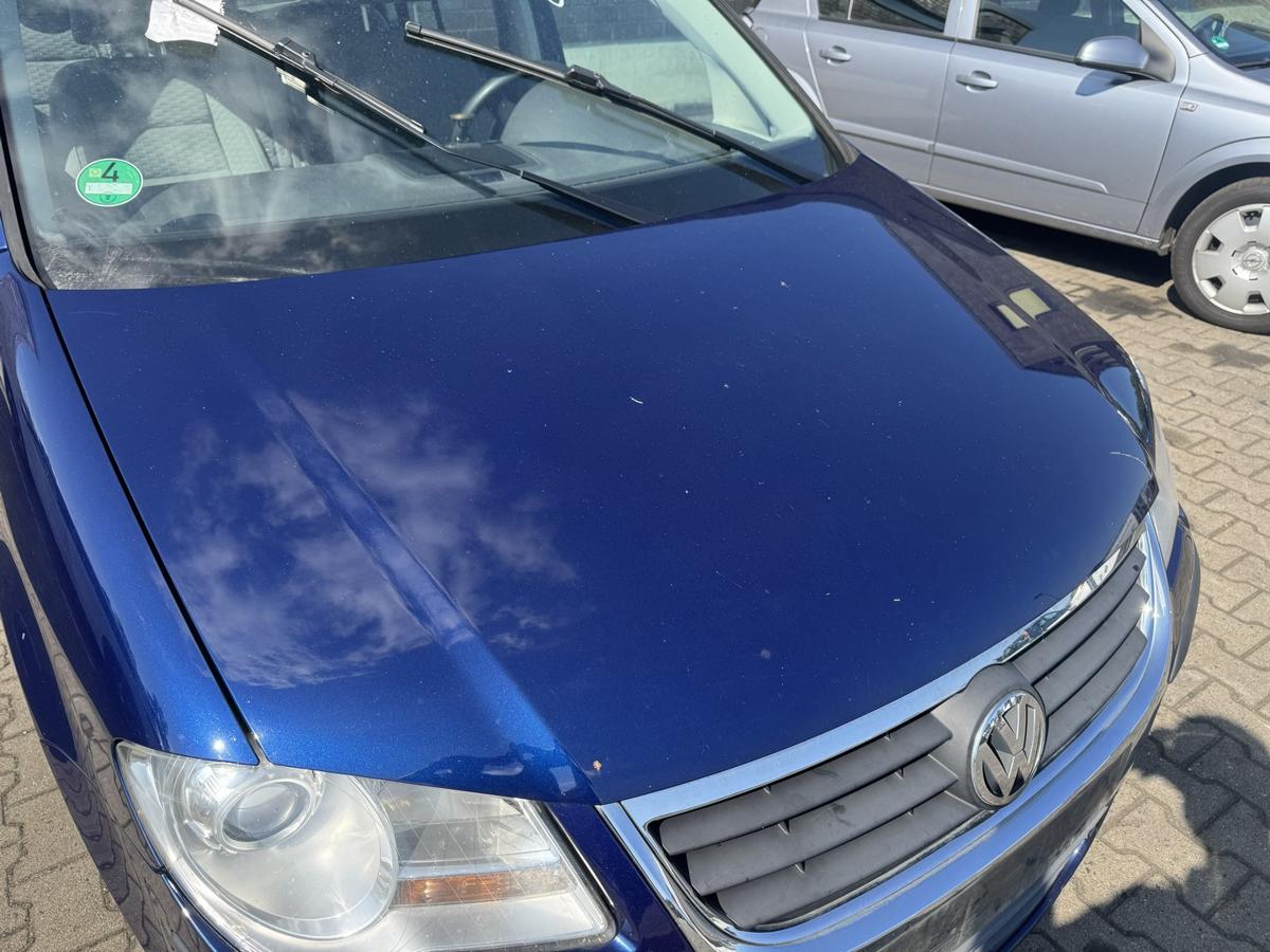VW Touran 1T original Motorhaube Facelift ab 11/2006 LD5Q Shadow Blue Metallic Bj.2009